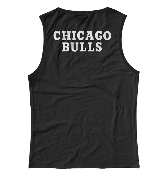 Майка для девочки с изображением Chicago Bulls цвета Белый