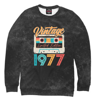 Свитшот для девочек Vintage 1977 Awesome