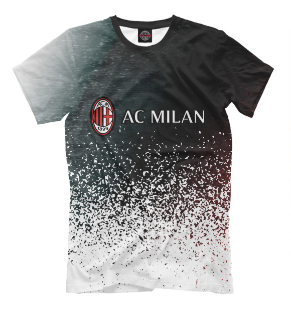 Футболка для мальчиков с изображением AC Milan / Милан цвета Белый