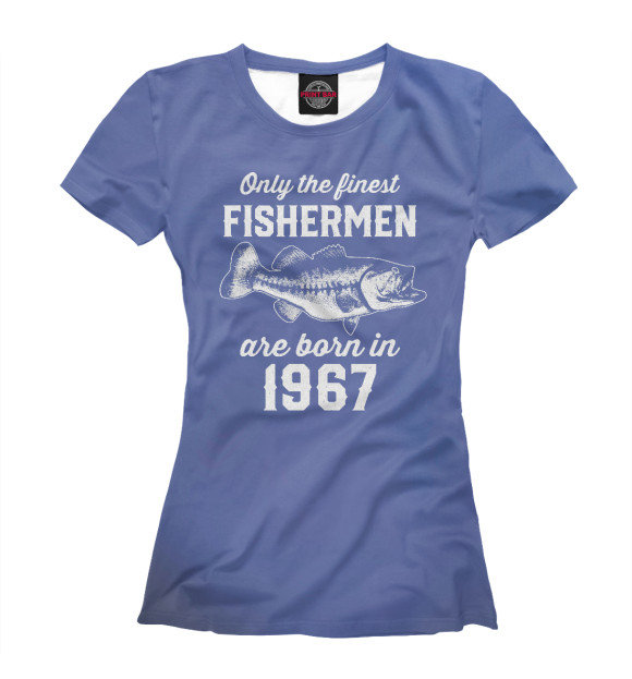 Женская футболка с изображением Fishermen 1967 цвета Белый