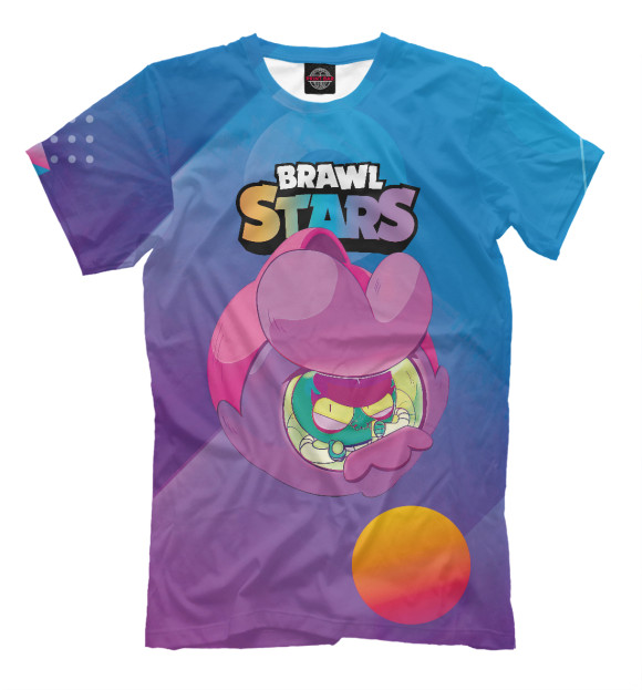Футболка для мальчиков с изображением BrawlStars Ева Eve цвета Белый
