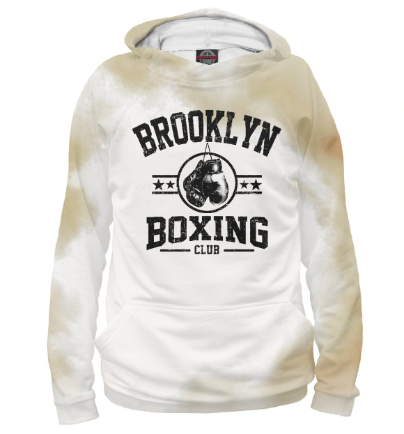 Женское худи с изображением Brooklyn Boxing Club цвета Белый