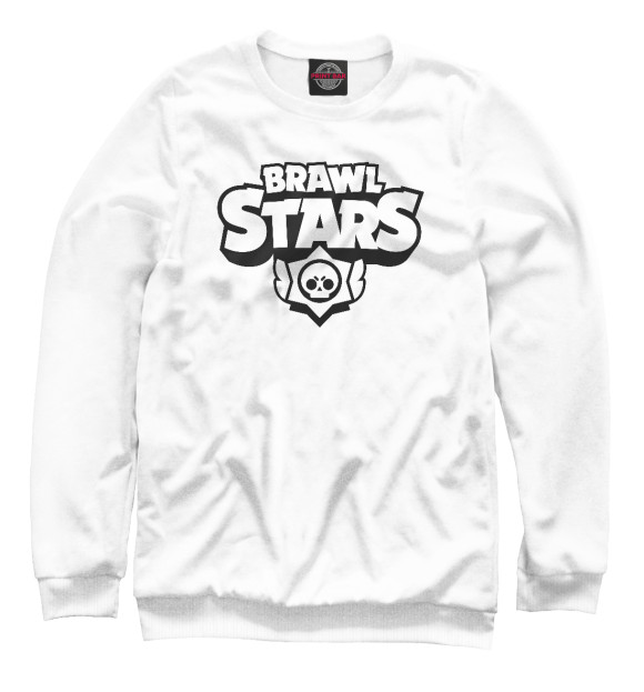 Свитшот для девочек с изображением Brawl Stars цвета Белый