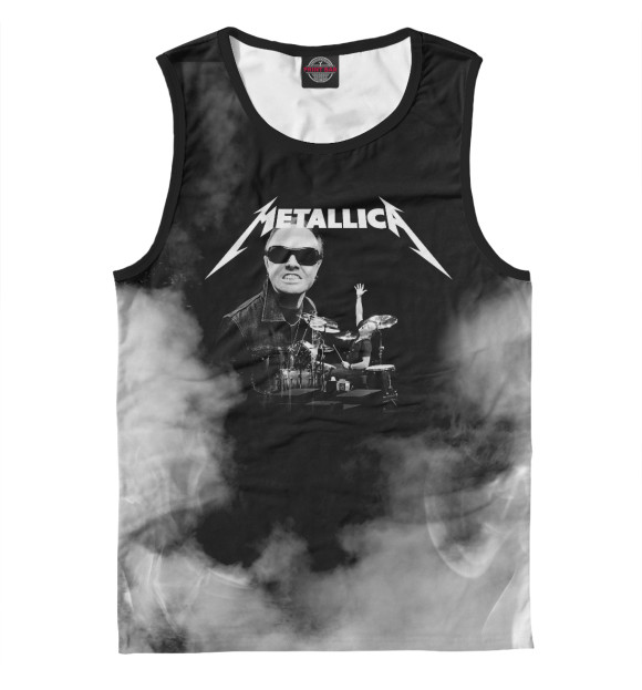 Майка для мальчика с изображением Metallica цвета Белый
