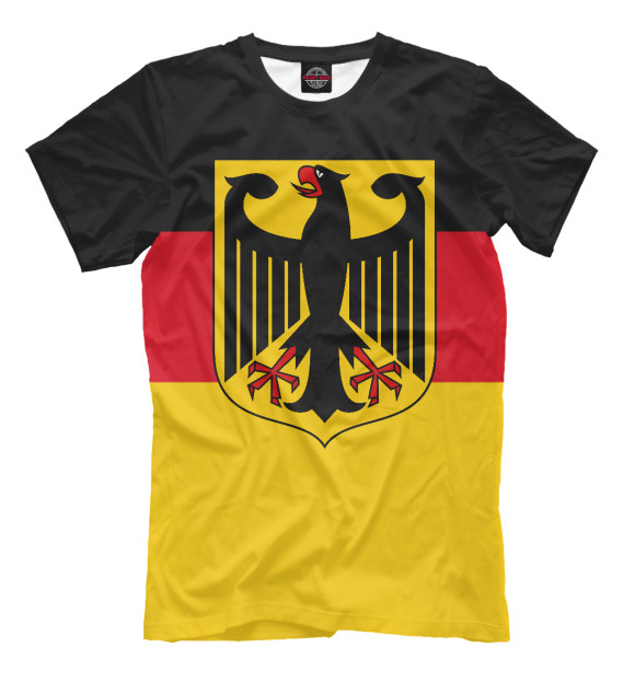 Футболка для мальчиков с изображением GERMANY цвета Белый