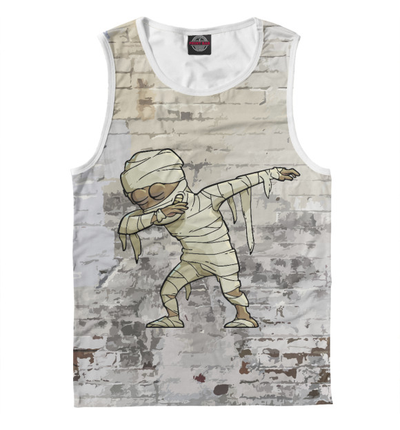 Майка для мальчика с изображением Mummy dab цвета Белый