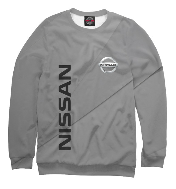Свитшот для мальчиков с изображением Nissan цвета Белый