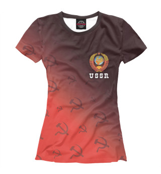 Женская футболка USSR / СССР