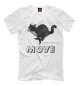 Мужская футболка Move cat