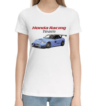 Хлопковая футболка для девочек Honda S2000 Motorsport