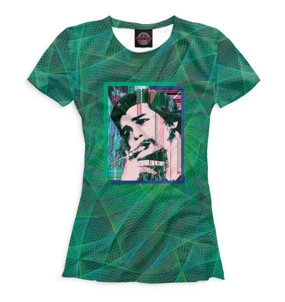 Женская футболка с изображением Эрнесто Че Гевара цвета Белый
