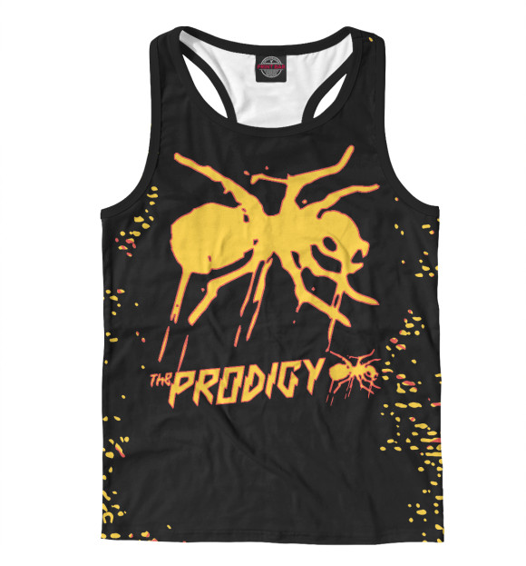 Мужская майка-борцовка с изображением The Prodigy цвета Белый