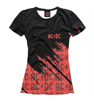 Женская футболка AC/DC