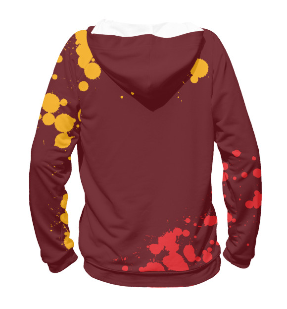 Мужское худи с изображением Brawl Stars Surge (Бравл Старс) цвета Белый