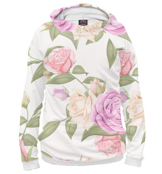 Мужское худи Rose pattern