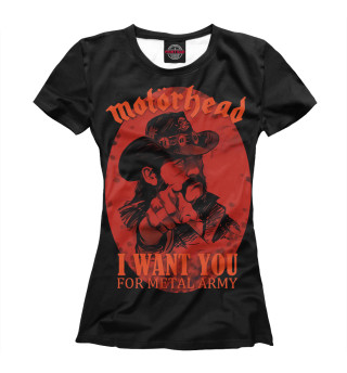 Футболка для девочек Motorhead