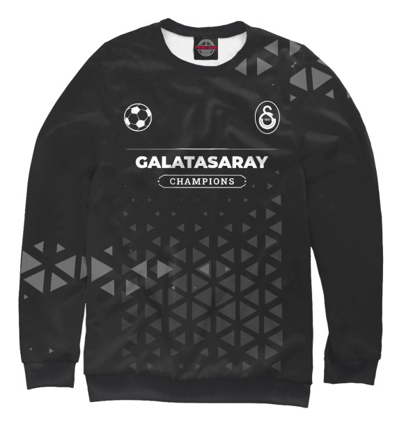 Мужской свитшот с изображением Galatasaray Форма Champions цвета Белый