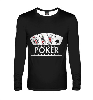 Мужской лонгслив Покер