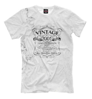 Футболка для мальчиков Vintage 2001 Birthday