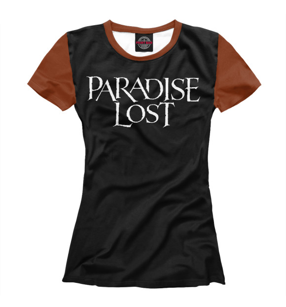 Футболка для девочек с изображением Paradise lost цвета Белый