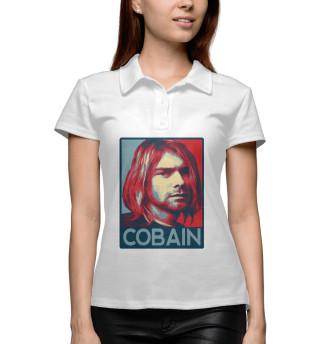 Женское поло Kurt Cobain (Nirvana)