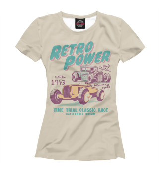 Женская футболка Retro
