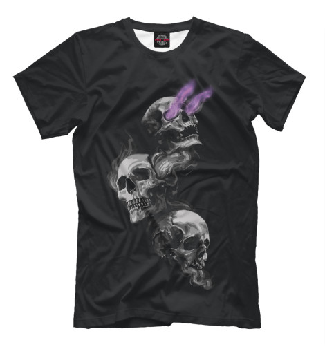 футболки print bar skull of smoke Футболки Print Bar Soul Skull