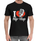 Мужская хлопковая футболка Love Hip Hop
