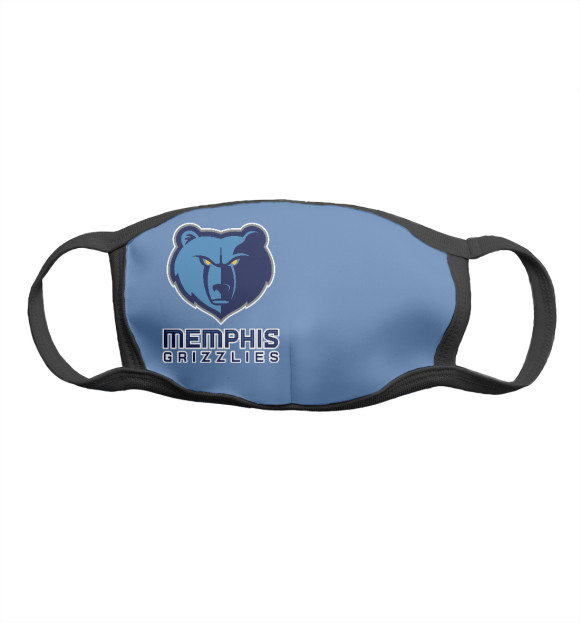 Маска тканевая с изображением Memphis Grizzlies цвета Белый