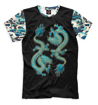 Мужская футболка Китайские драконы