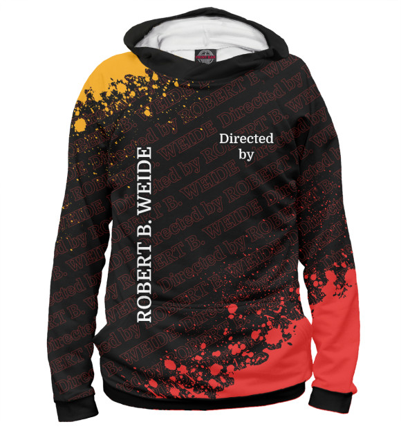 Женское худи с изображением Directed by Robert B. Weide цвета Белый