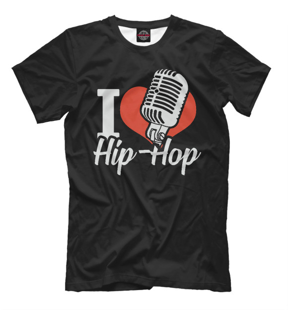 Футболка для мальчиков с изображением Love Hip Hop цвета Белый