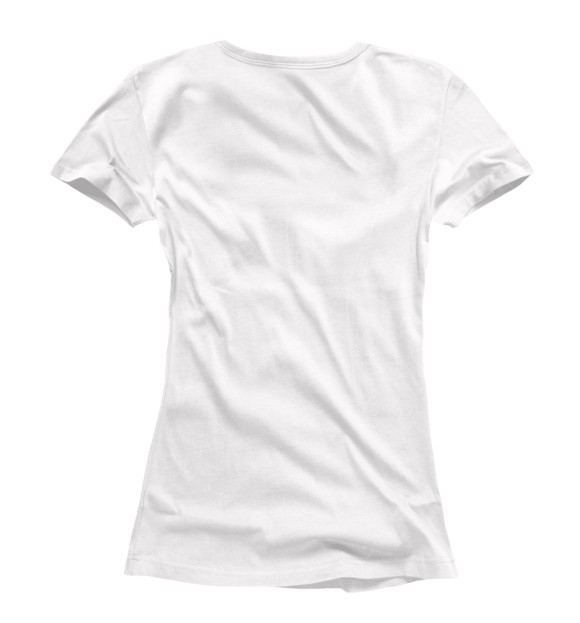 Женская футболка с изображением Котошабашь цвета Белый