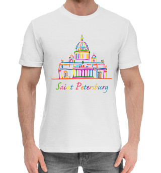 Мужская хлопковая футболка Санкт-Петербург