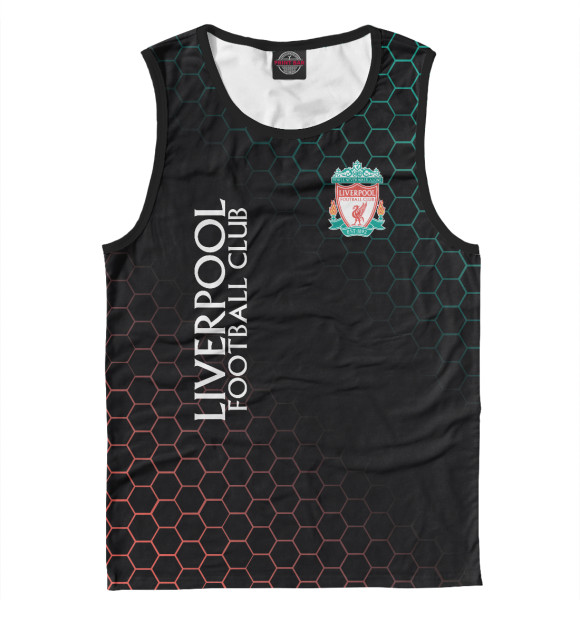 Майка для мальчика с изображением Liverpool цвета Белый