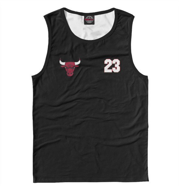 Мужская майка с изображением Chicago Bulls цвета Белый