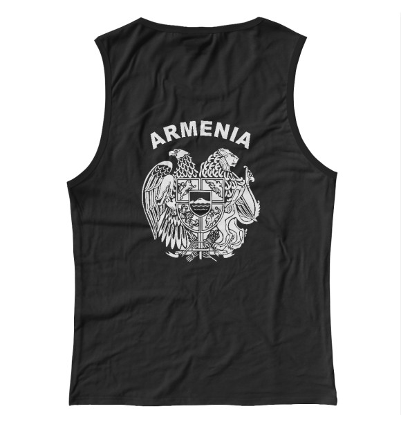 Майка для девочки с изображением Armenia цвета Белый