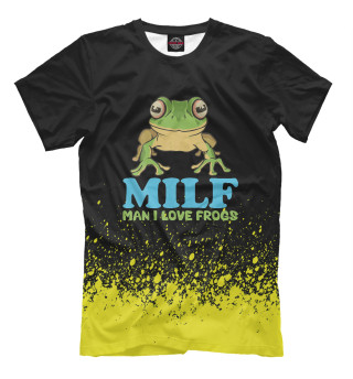 Мужская футболка MILF Man I Love Frogs