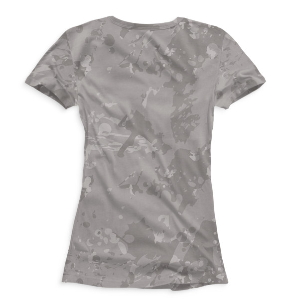 Женская футболка с изображением Не годен цвета Белый