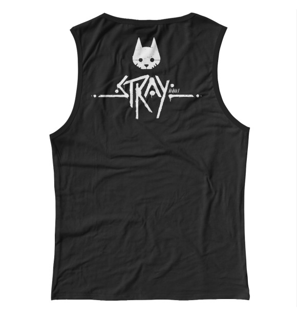 Женская майка с изображением Stray-Cat цвета Белый