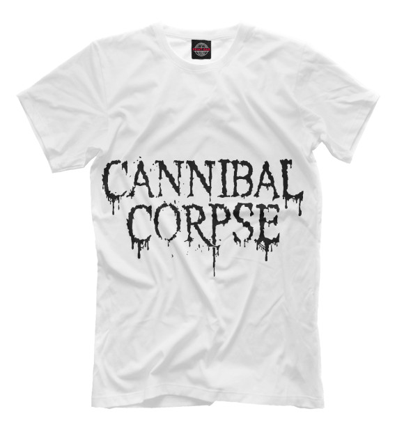 Футболка для мальчиков с изображением Cannibal Corpse цвета Молочно-белый