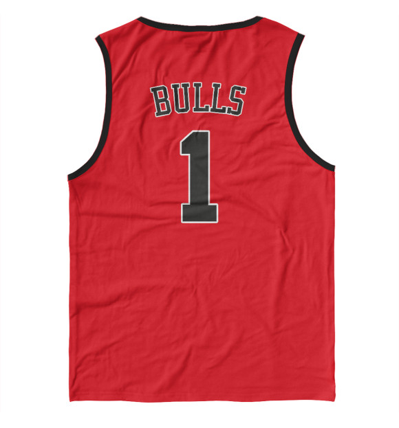 Майка для мальчика с изображением Chicago Bulls цвета Белый