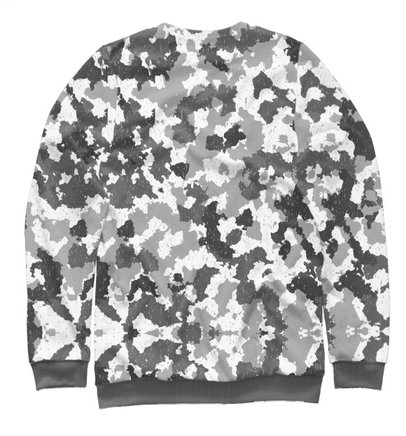 Свитшот для девочек с изображением Ride White Camo цвета Белый
