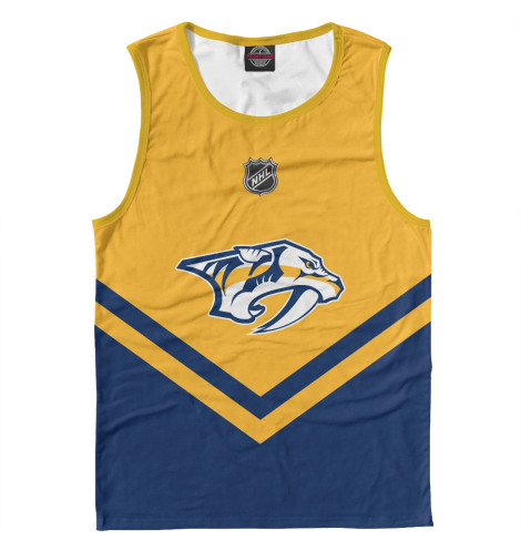 

Майки Print Bar, Белый, Nashville Predators