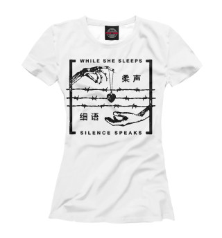 Женская футболка While She Sleeps
