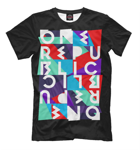 Мужская футболка с изображением OneRepublic цвета Черный