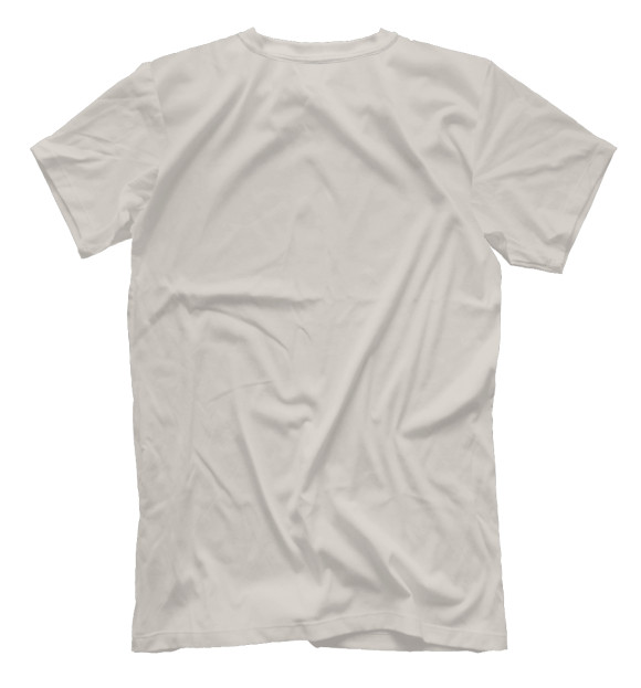 Мужская футболка с изображением КоТиК цвета Белый
