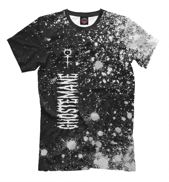 Мужская футболка с изображением Гостмейн цвета Белый