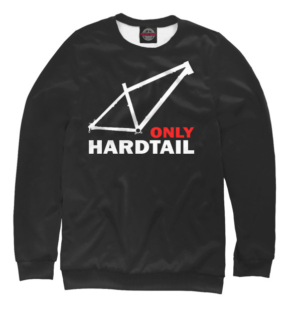 Мужской свитшот с изображением Only Hardtail цвета Белый