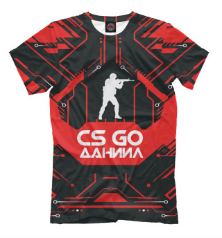 Мужская футболка Даниил в стиле CS GO